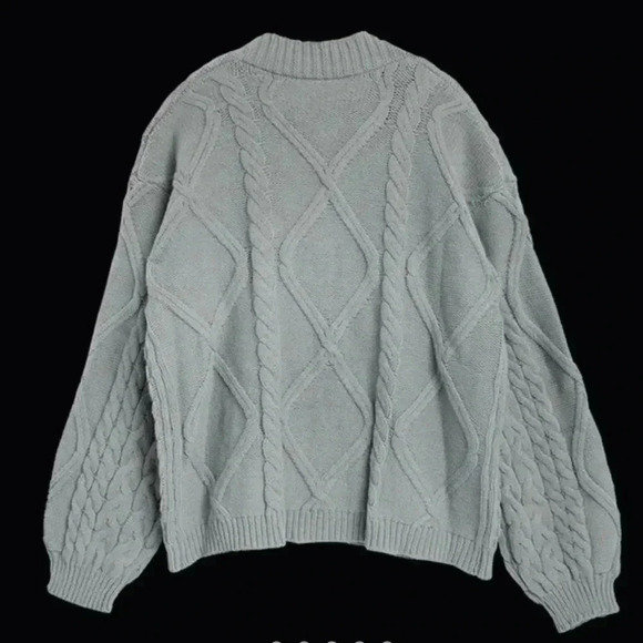 NIP Taylor Swift Tortured Poets Department Gray Cardigan Sweater - Picture 2 of 8